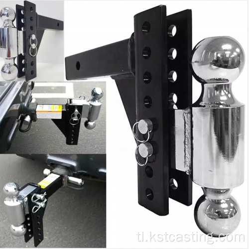 Pagtatapos ng adjustable trailer hitch towing trailer bahagi